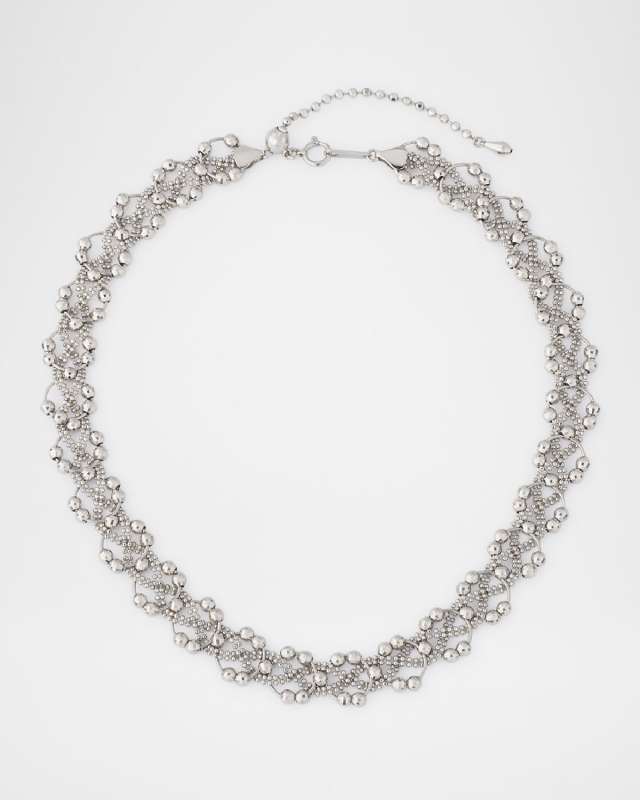 Platinum Cassiopeia Choker Necklace
